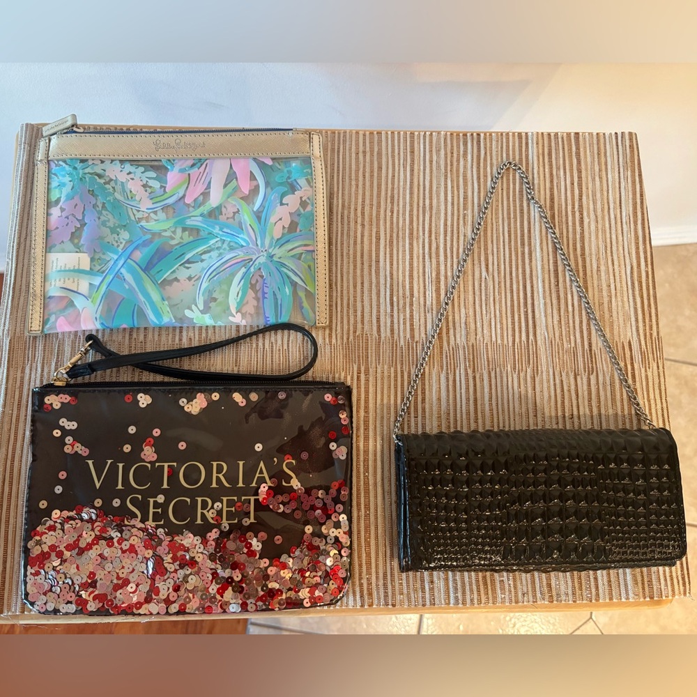 Set of 3 small clutches / wristlets
